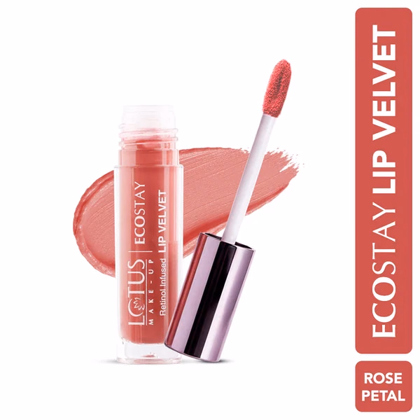 Lotus Make-up - Rose Petal - Ecostay-Lip - Velvet Matte Lip Color with Retinol
