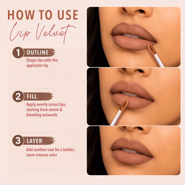 Lotus Make-up - Copper Kiss - Ecostay-Lip - Velvet Matte Lip Color with Retinol