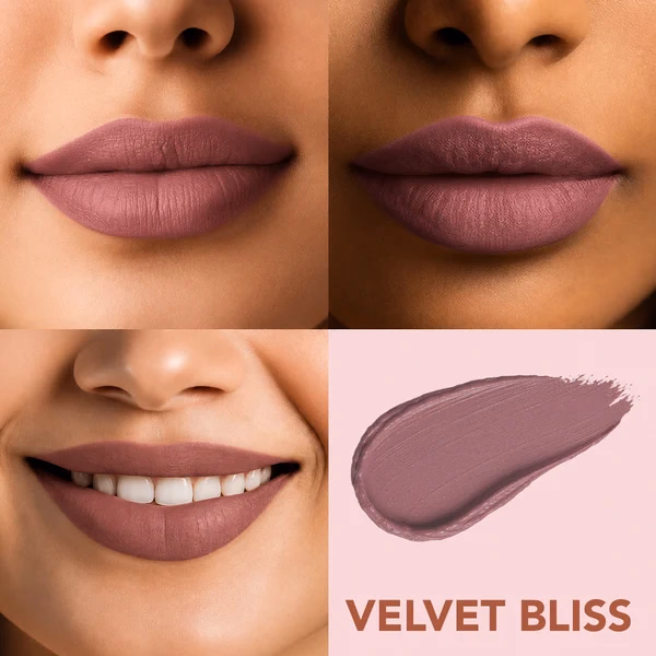 Lotus Make-up - Velvet Bliss - Ecostay-Lip - Velvet Matte Lip Color with Retinol
