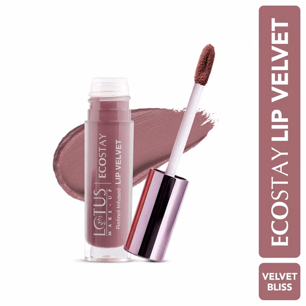 Lotus Make-up - Velvet Bliss - Ecostay-Lip - Velvet Matte Lip Color with Retinol