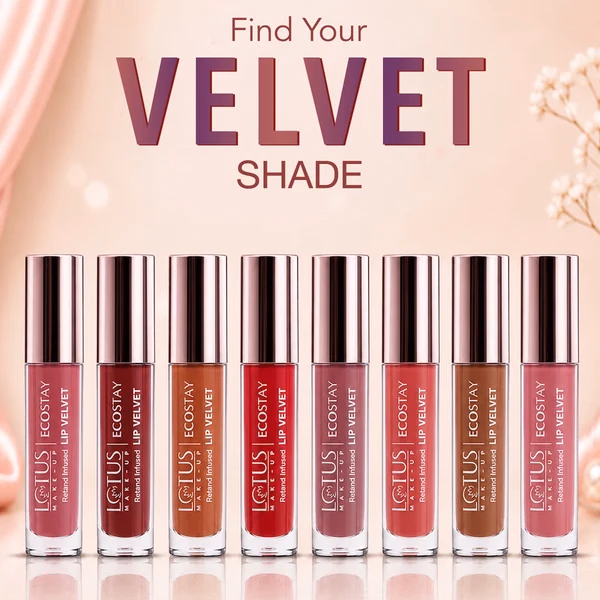 Lotus Make-up - Spiced Honey ,- Ecostay-Lip - Velvet Matte Lip Color with Retinol