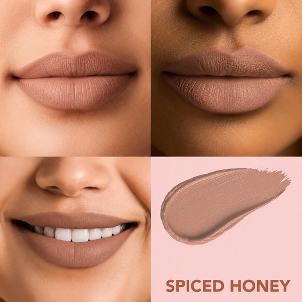 Lotus Make-up - Spiced Honey ,- Ecostay-Lip - Velvet Matte Lip Color with Retinol