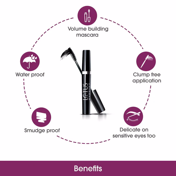 Lotus MakeUp - Black - Maxlash Botanical Mascara