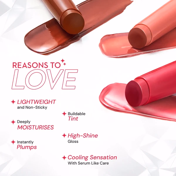 Sugar - Peach Ping - Glide Peptide Plumping Gloss Stick