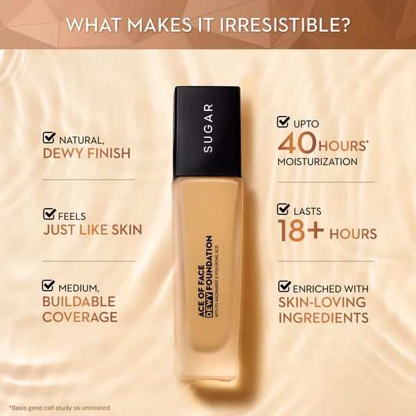 Sugar - Flat White - Ace of Face Dewy Foundation