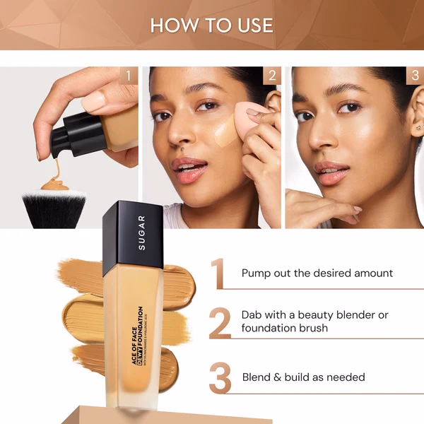 Sugar - Latte - Ace of Face Dewy Foundation