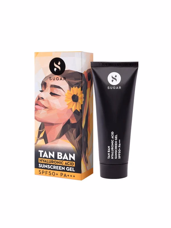 Sugar - Tan Ban - Hyaluronic Acid - Sunscreen Gel with SPF 50+ PA+++