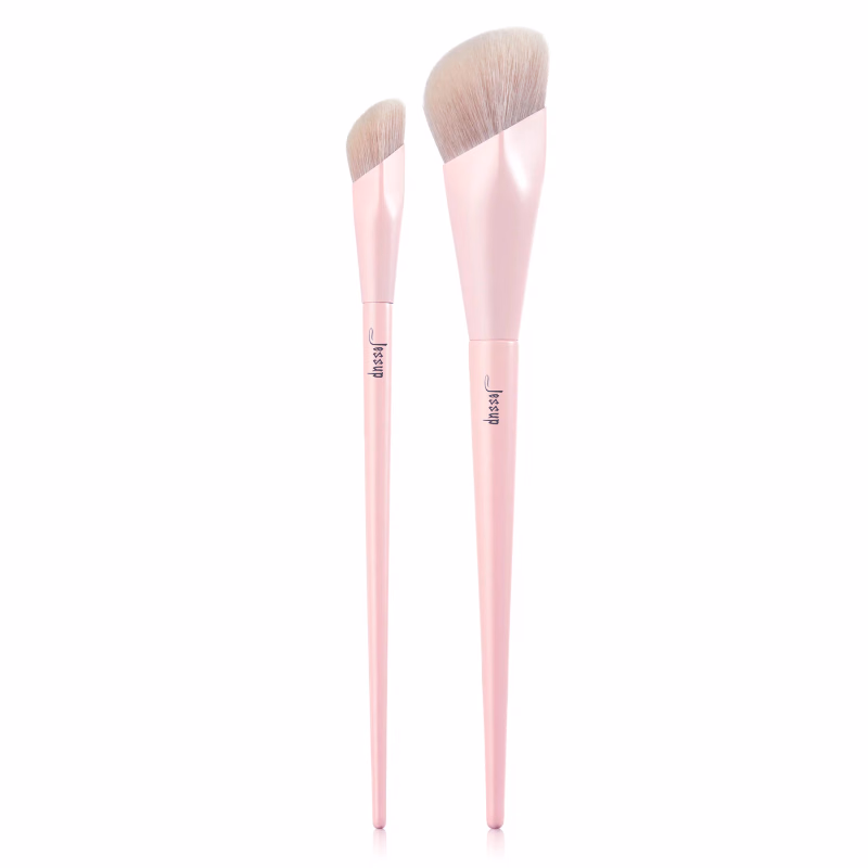 Jessup - Crystal Pink - Makeup Brushes Set Premium Vegan Collection IV