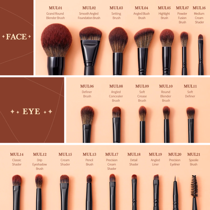 Jessup - Phantom Black - Makeup Lover Makeup Brush Collection