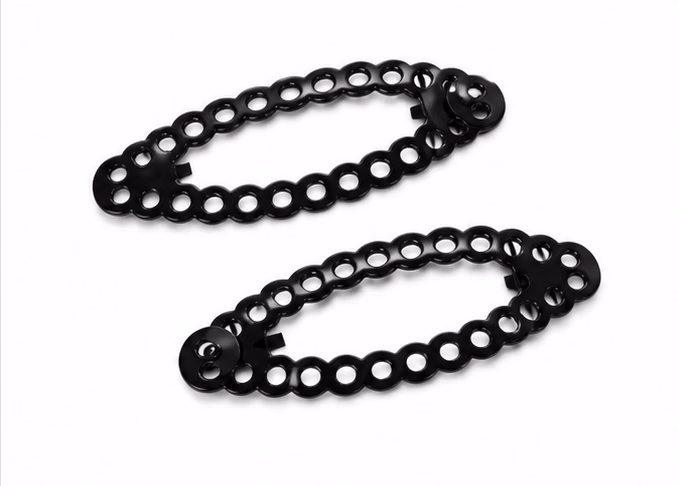 J.P High Profile - Oval Chain - Tic-Tac Pins-Hair Clips