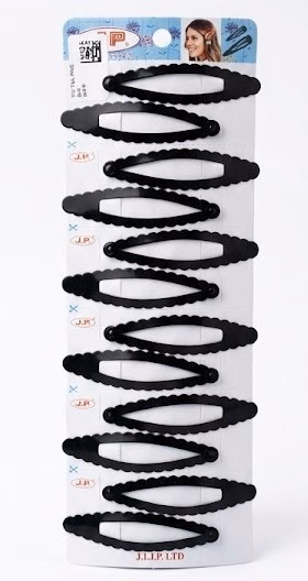 J.P High Profile - Oval Hair Pin - TicTok-Pins-Hair Clips - Strip with 6 Pairs
