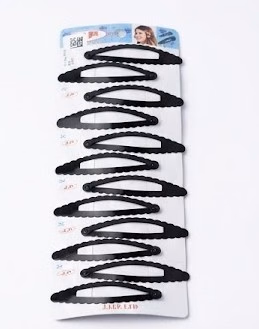 J.P High Profile - Oval Hair Pin - TicTok-Pins-Hair Clips - Strip with 6 Pairs