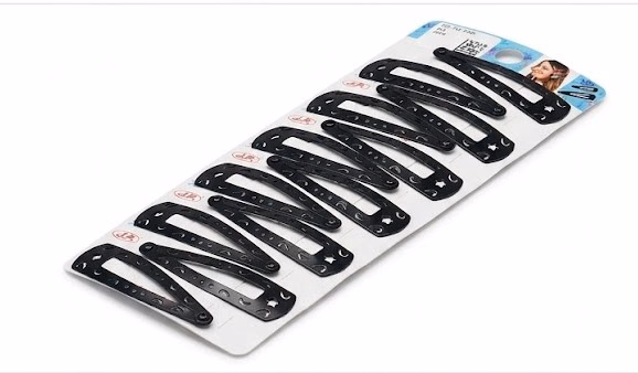 J.P High Profile - Tic-Tac Small Pins-Hair Clips -Strip with 6 Pairs