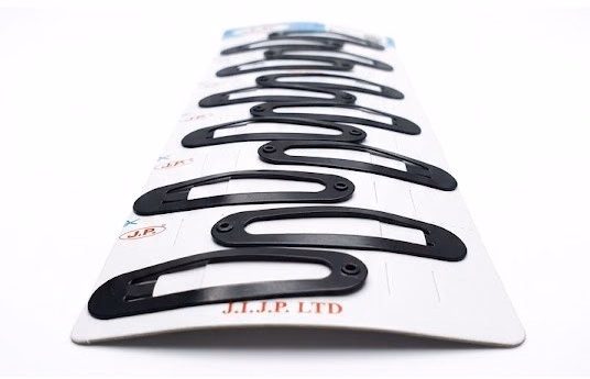 J.P High Profile - Tic-Tac-Hair Pins - Strip with 6 Pairs.