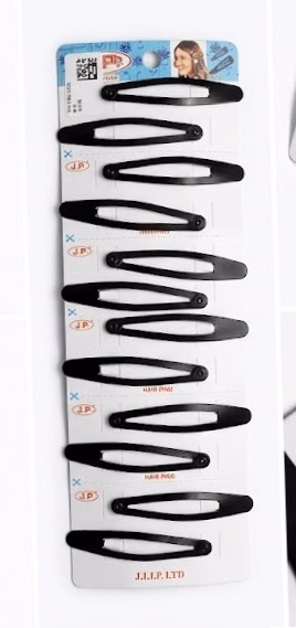 J.P High Profile - Hair Pins - Tic-Tac Pins - Strip with 6 pairs
