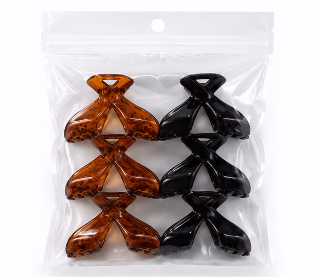 Birdware - Butterfly Hair - Hair Clips for Women and Girls - Pack with 6 pcs