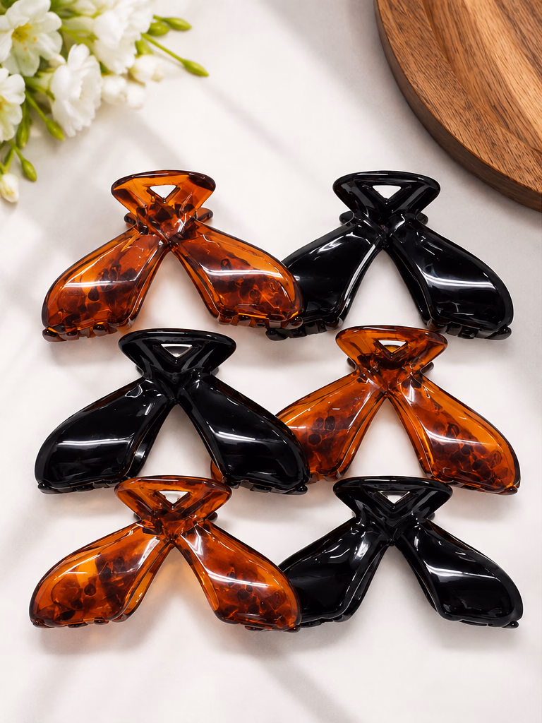 Birdware - Butterfly Hair - Hair Clips for Women and Girls - Pack with 6 pcs