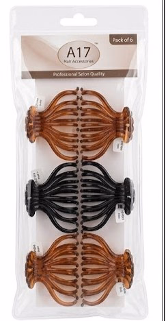 Birdware - Claw Clips - For Women Hair - Korean Clutchers - Pack of 6 pcs