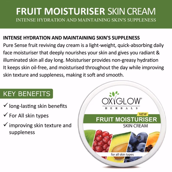 Oxyglow Herbals - Fruit Moisturizer - Skin Cream