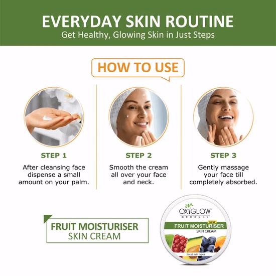 Oxyglow Herbals - Fruit Moisturizer - Skin Cream