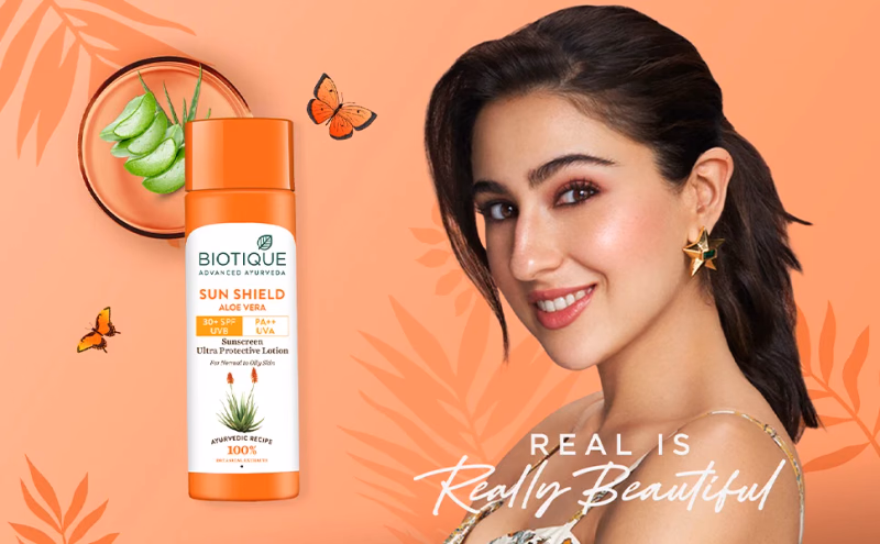 Biotique - Aloe Vera - Sun Shield - 30+ spf Sunscreen Lotion
