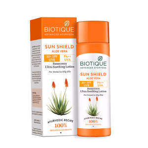 Biotique - Aloe Vera - Sun Shield - 30+ spf Sunscreen Lotion