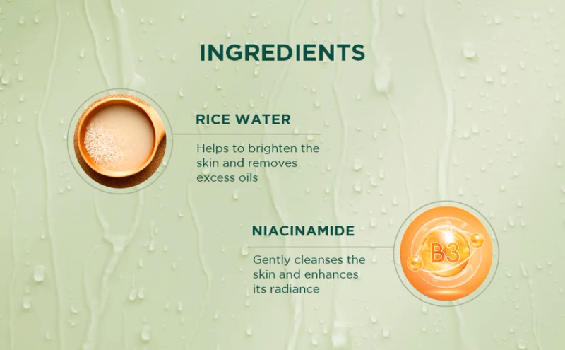 Biotique - Rice Water & Niacinamide - Face Wash