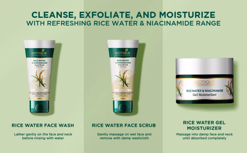 Biotique - Rice Water & Niacinamide - Face Wash