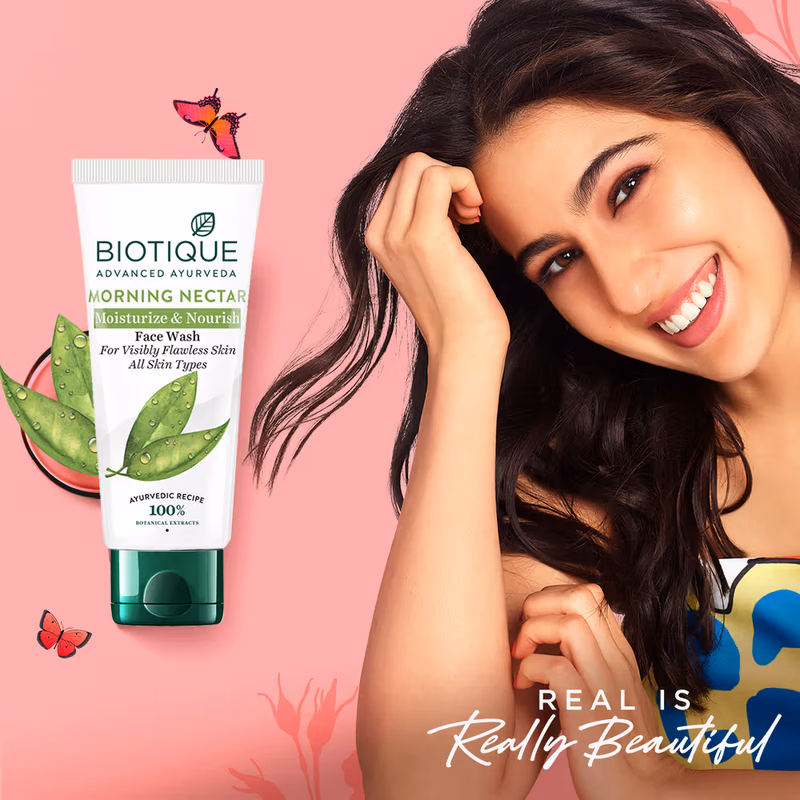 Biotique - Morning Nectar - Moisturize & Nourish - Face Wash