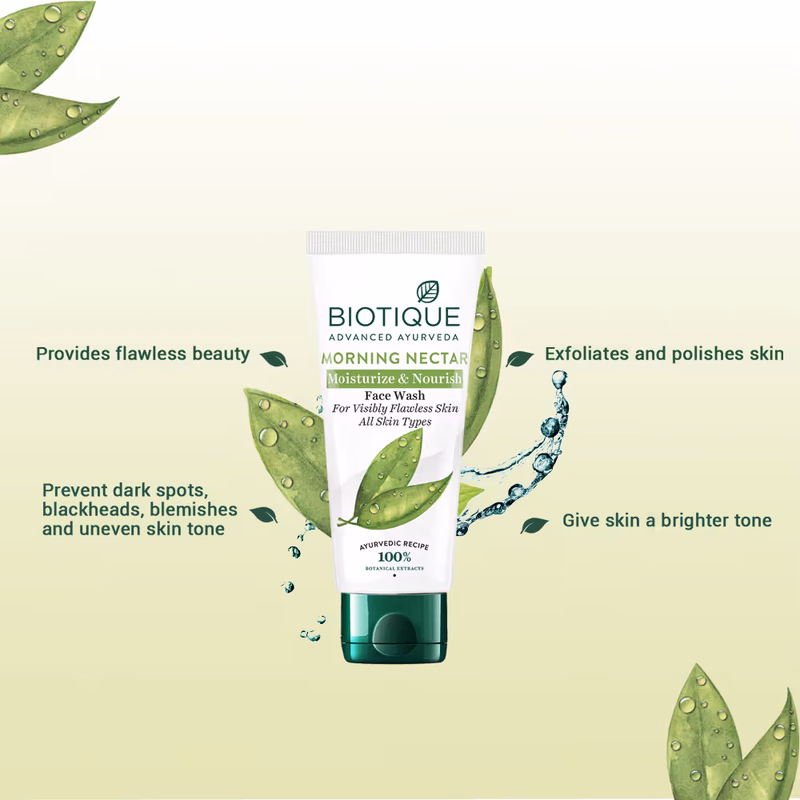 Biotique - Morning Nectar - Moisturize & Nourish - Face Wash