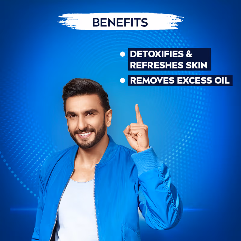 Nivea Men - All in 1 Charcoal - 3D Actions - Face Wash,