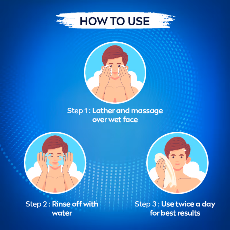 Nivea Men - Deep Impact - Intense Clean - Face Wash