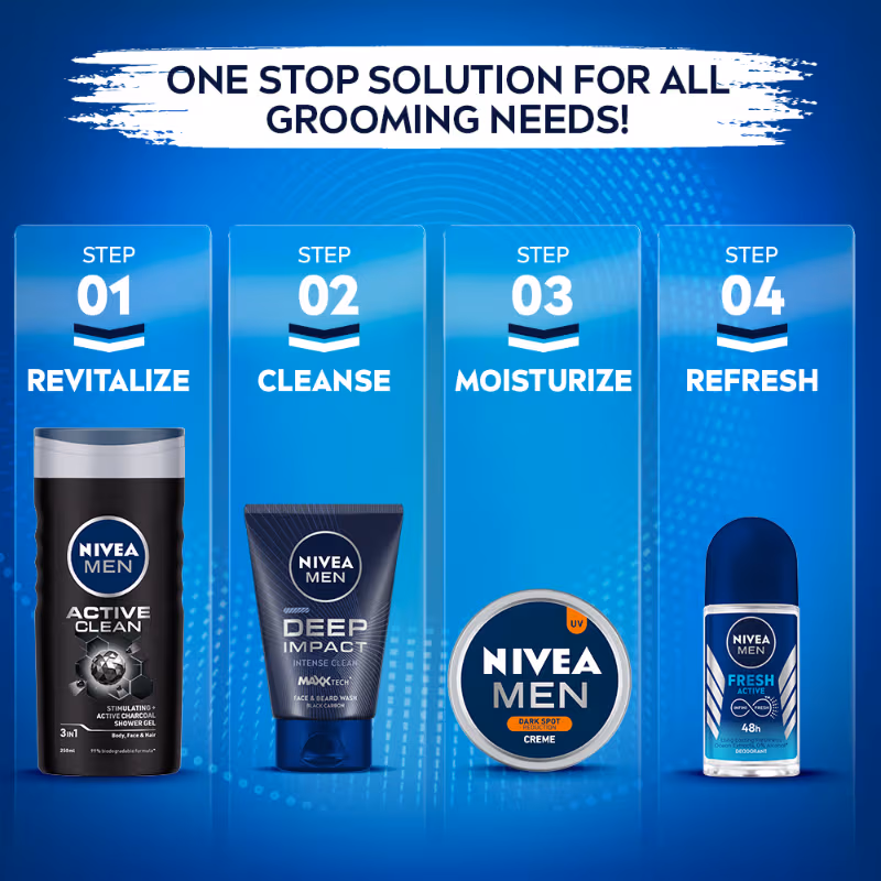 Nivea Men - Deep Impact - Intense Clean - Face Wash