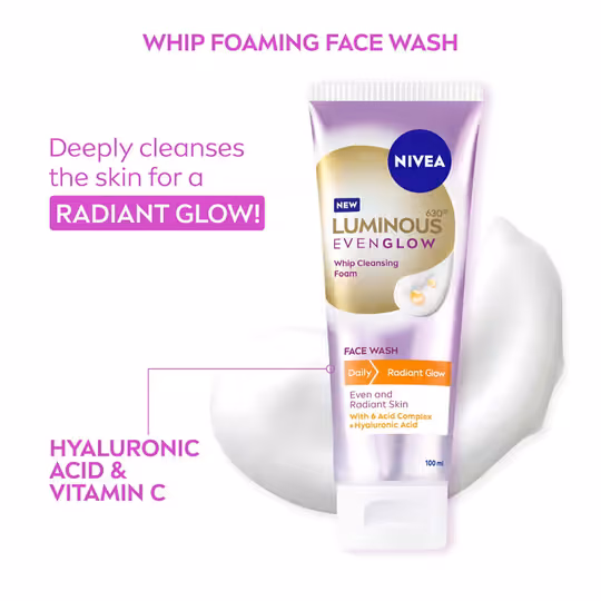 Nivea - Luminous Even Glow - Whip Foam - Face Wash