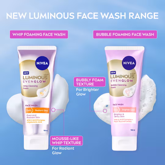 Nivea - Luminous Even Glow - Whip Foam - Face Wash