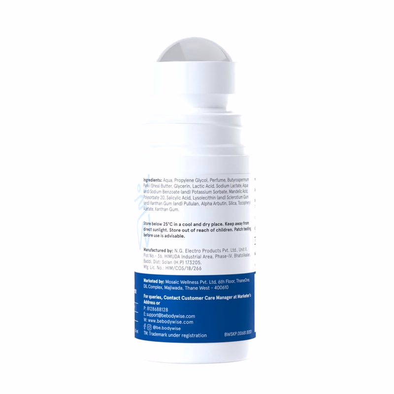 Be Bodywise - Aqua - 4% AHA BHA Underarm Roll-on