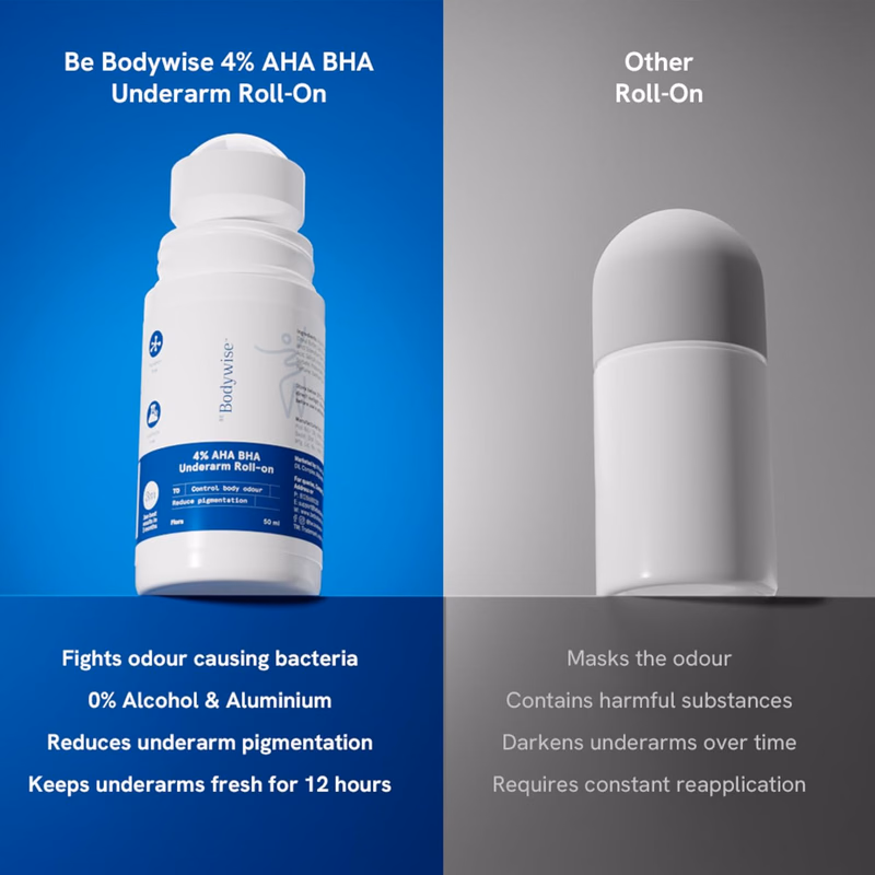 Be Bodywise - Flora - 4% AHA BHA Underarm Roll-on