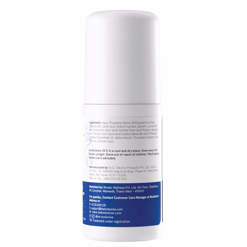 Be Bodywise - Flora - 4% AHA BHA Underarm Roll-on