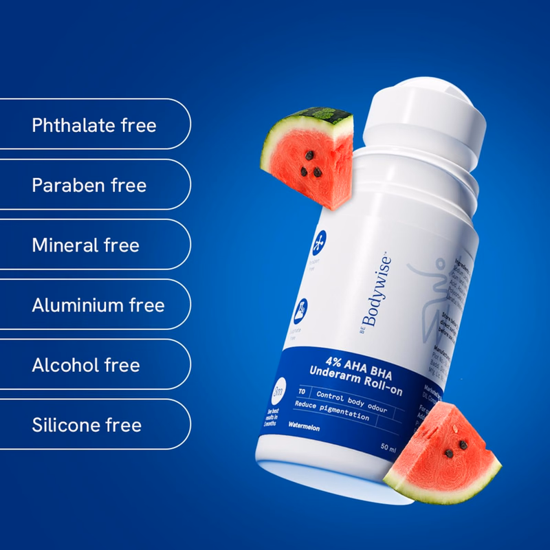Be Bodywise - Watermelon - 4% AHA BHA Underarm Roll-on