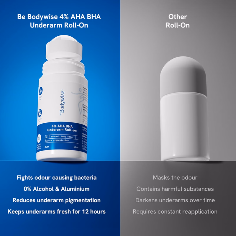 Be Bodywise - Oud - 4% AHA BHA Underarm Roll-on