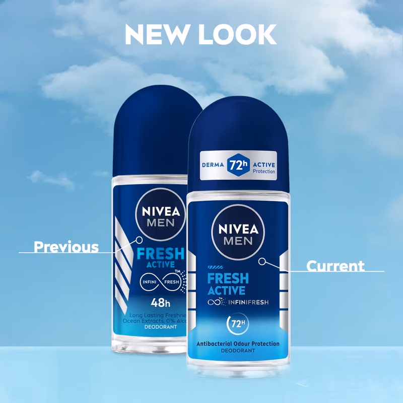 Nivea Men - Fresh Active - Deodorant Roll On
