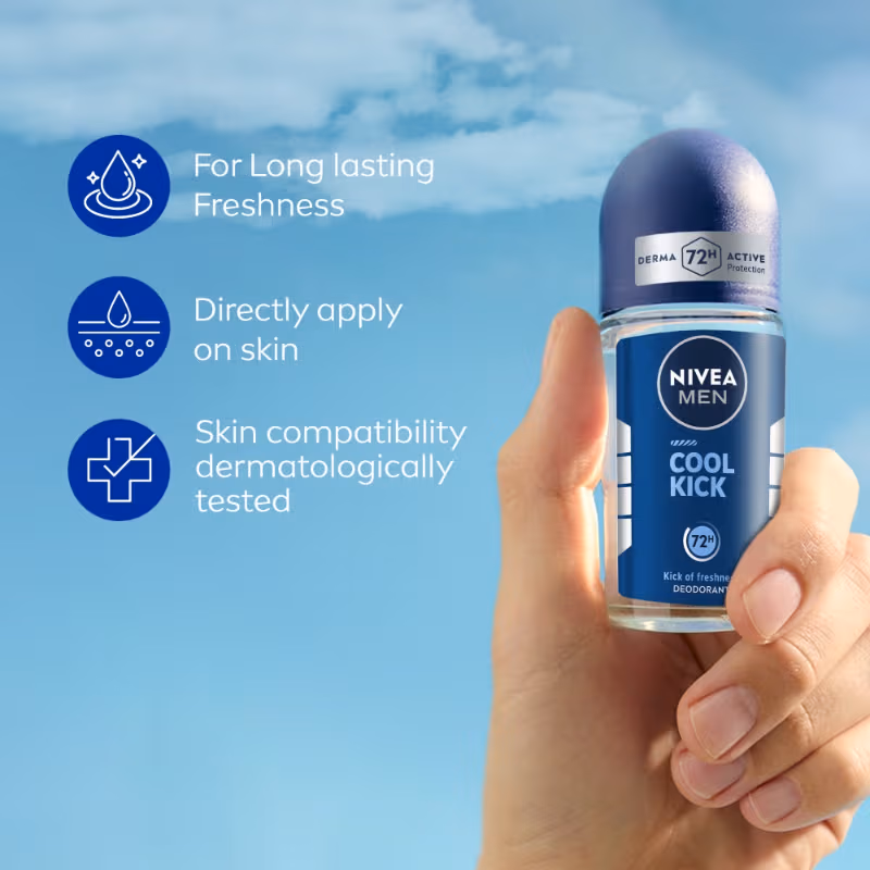 Nivea Men - Cool Kick - Deodorant Roll On