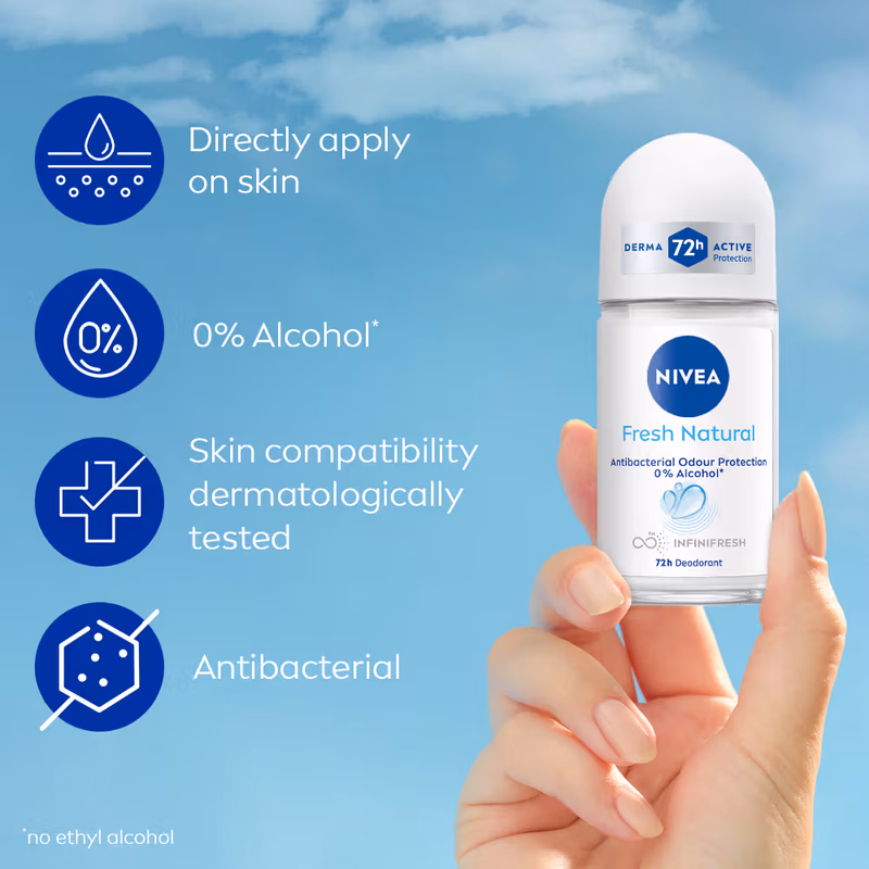 Nivea Men - Fresh Natural - Deodorant Roll On