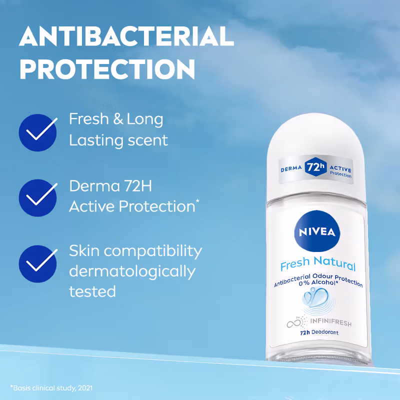 Nivea Men - Fresh Natural - Deodorant Roll On