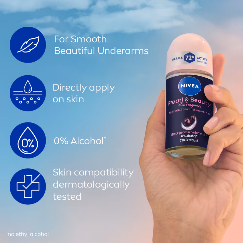 Nivea Men - Pearl & Beauty - Fine Fragrance - Deodorant Roll On