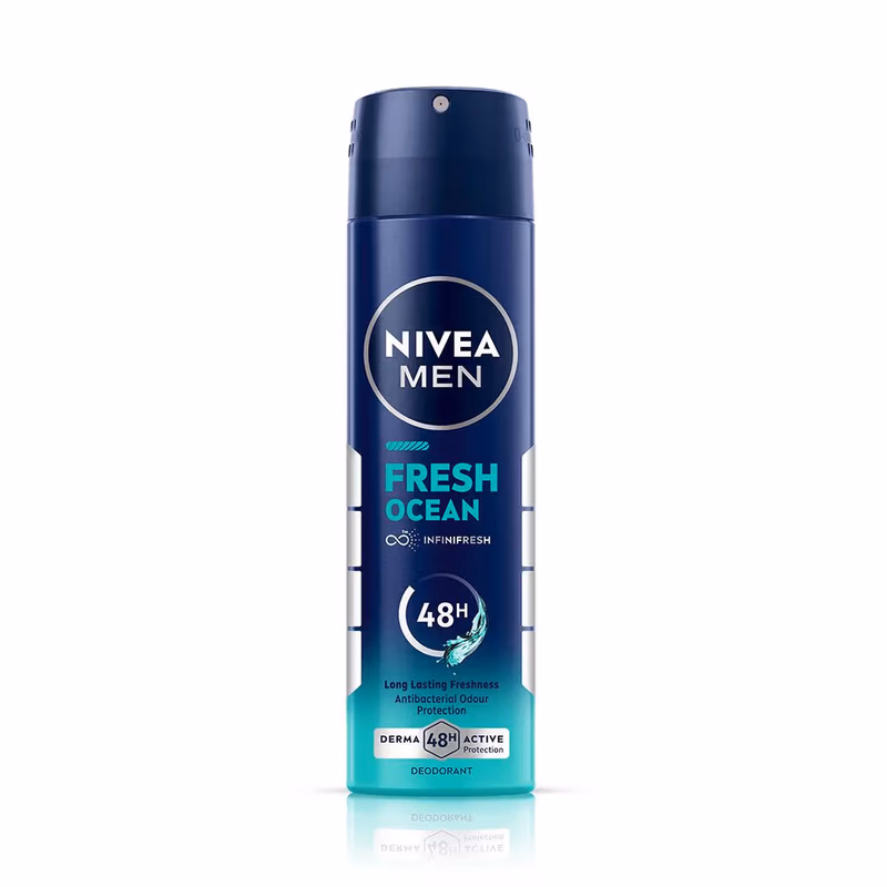 Nivea Men - Fresh Ocean - Deodorant, 48h Long lasting Freshness