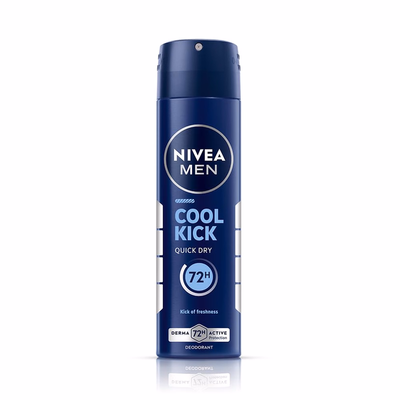 Nivea Men - Cool Kick - Quick Dry - Deodorant 72H Long lasting Freshness