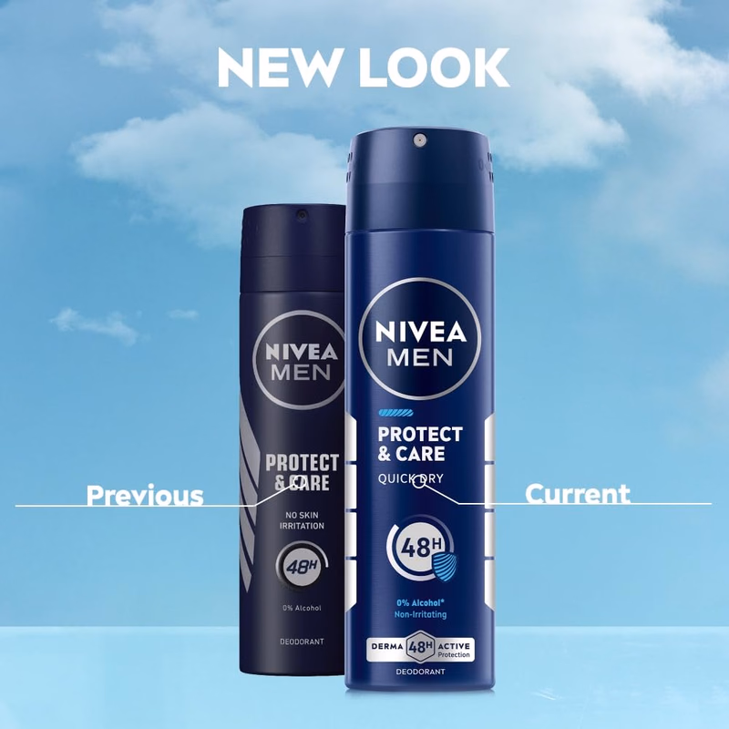 Nivea Men - Protect & Care - Deodorant - 48H Long lasting Freshness