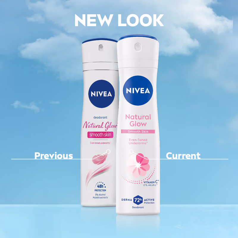 Nivea - Natural Glow - Smooth Skin - Even Tone Underarms & 72H Odour Protection