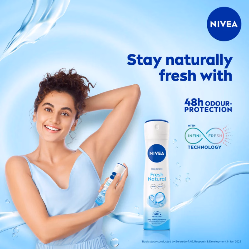 Nivea - Fresh Natural -Infini Fresh- Smooth Skin-48H Odour Protection